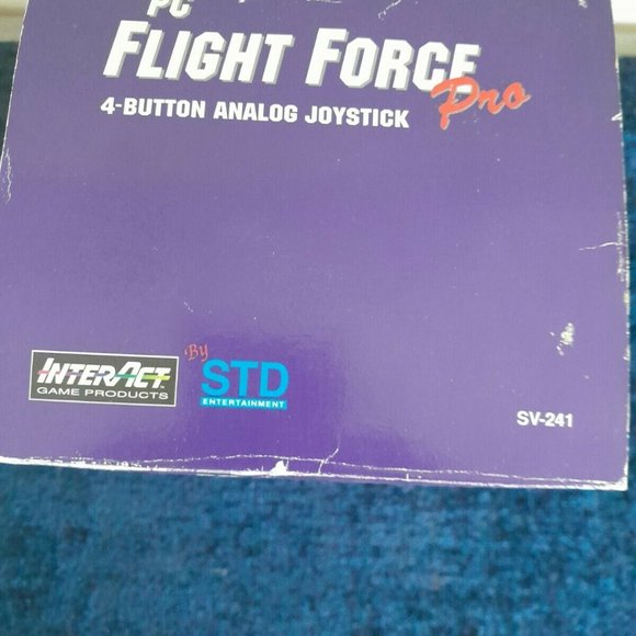 PC Flight Force 4 button analog joystick - Picture 4 of 5